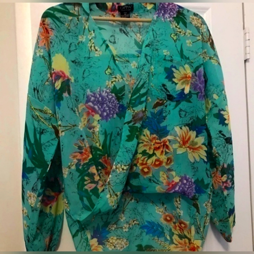 OPPA  floral shirt